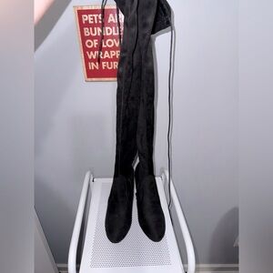 Thigh High suede boots